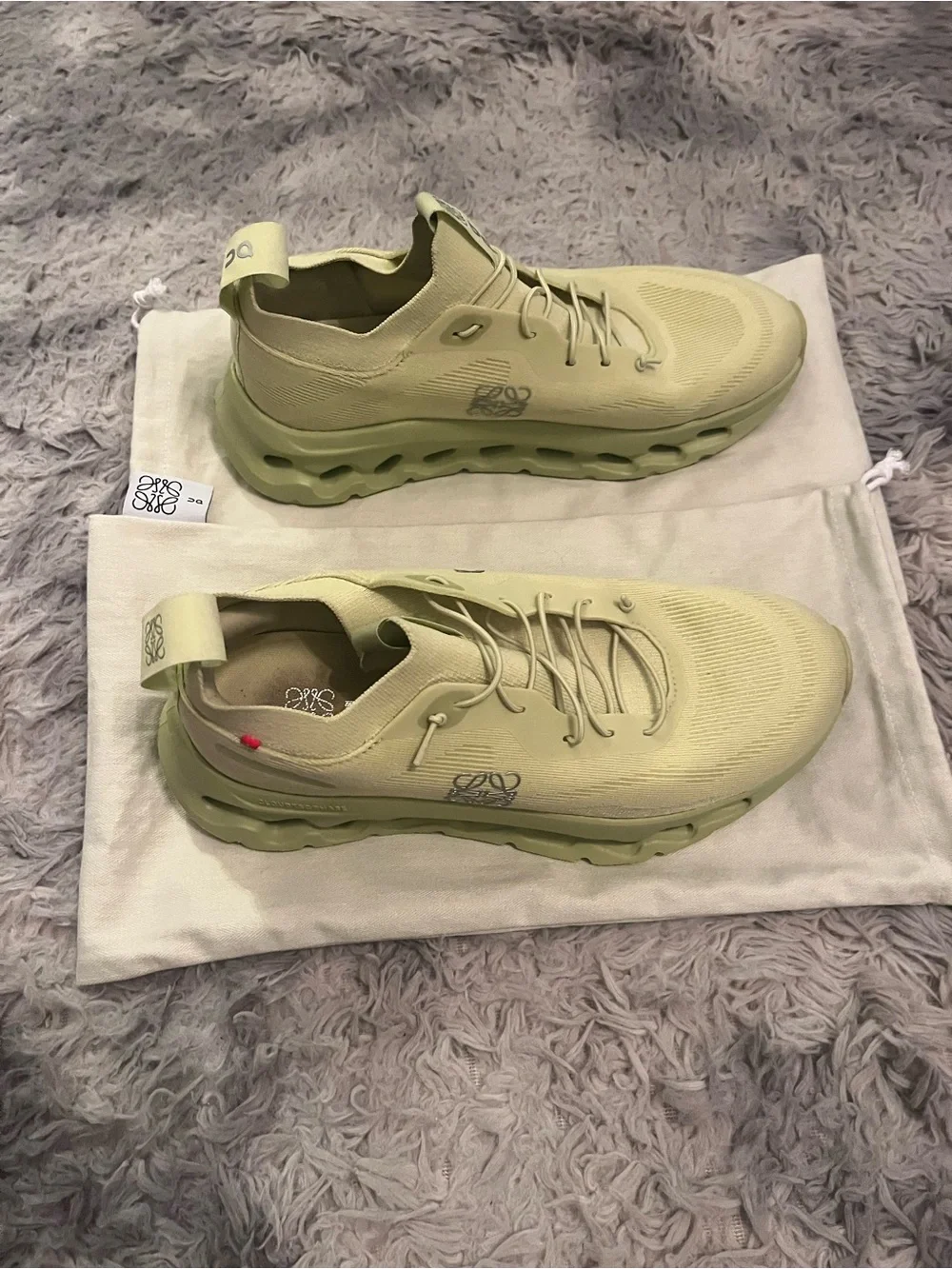 Loewe Women’s Pale Green Flow Runner Sneakers